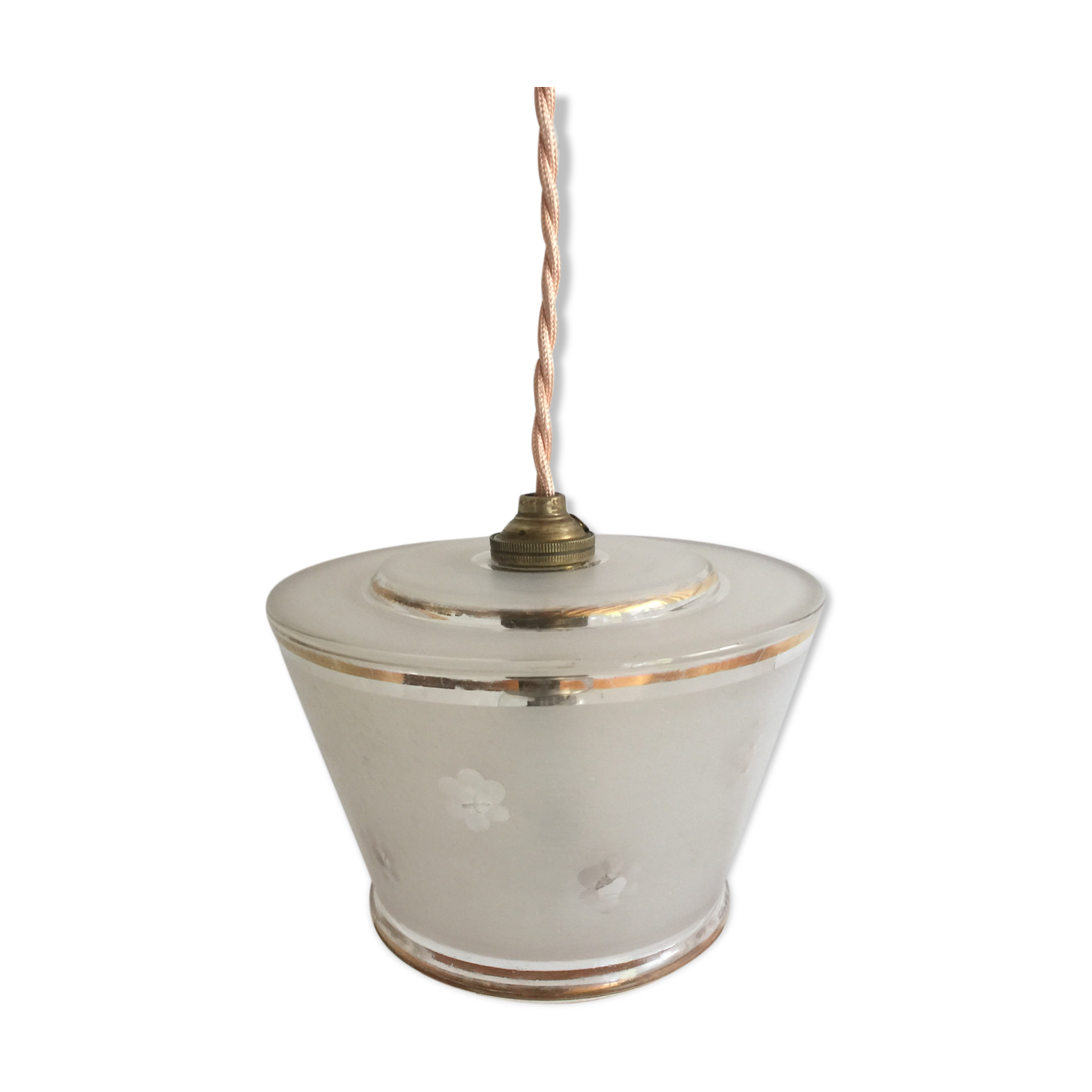 Vintage hand lamp suspension