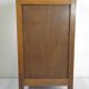 ART DECO OAK AND MARBLE BEDSIDE TABLE