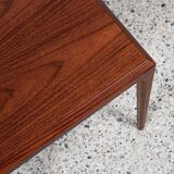 Midcentury Danish nest of 3 side tables in teak by Johannes Andersen for Silkeborg 1960s
