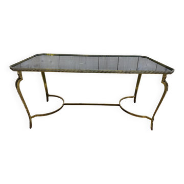 Table basse de style Néoclassique et verre