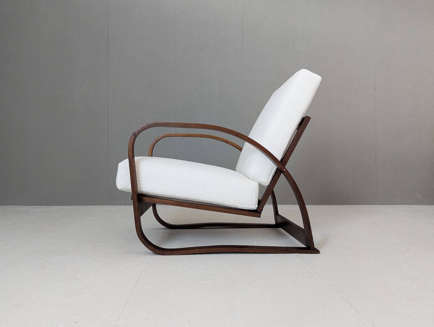 Adjustable H 70 Lounge Chair by Jindřich Halabala for UP Závody, 1930s