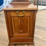 Edwardian furniture / Mahogany coal door