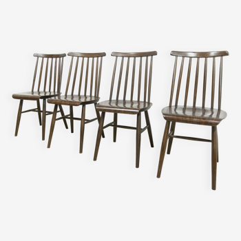 Set of 4 swr fanett chairs by Ilmari Tapiovaara