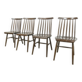 Lot de 4 chaises swr fanett de Ilmari Tapiovaara