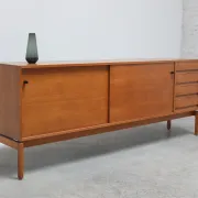 Walnut 'Abstracta' sideboard by Jos De Mey for Van Den Berghe-Pauvers, 1960s