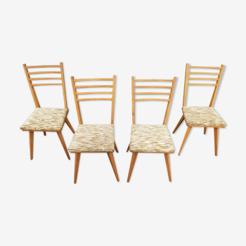 4 chaises scandinaves