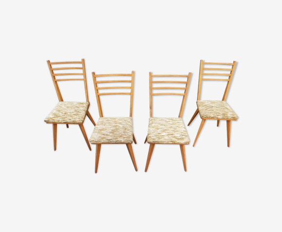 4 chaises scandinaves