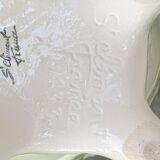 Large slip vase, glazed ceramic, Saint-Clément, France,