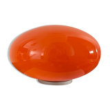 Vintage table lamp orange globe