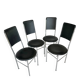 4 chaises signées calligaris