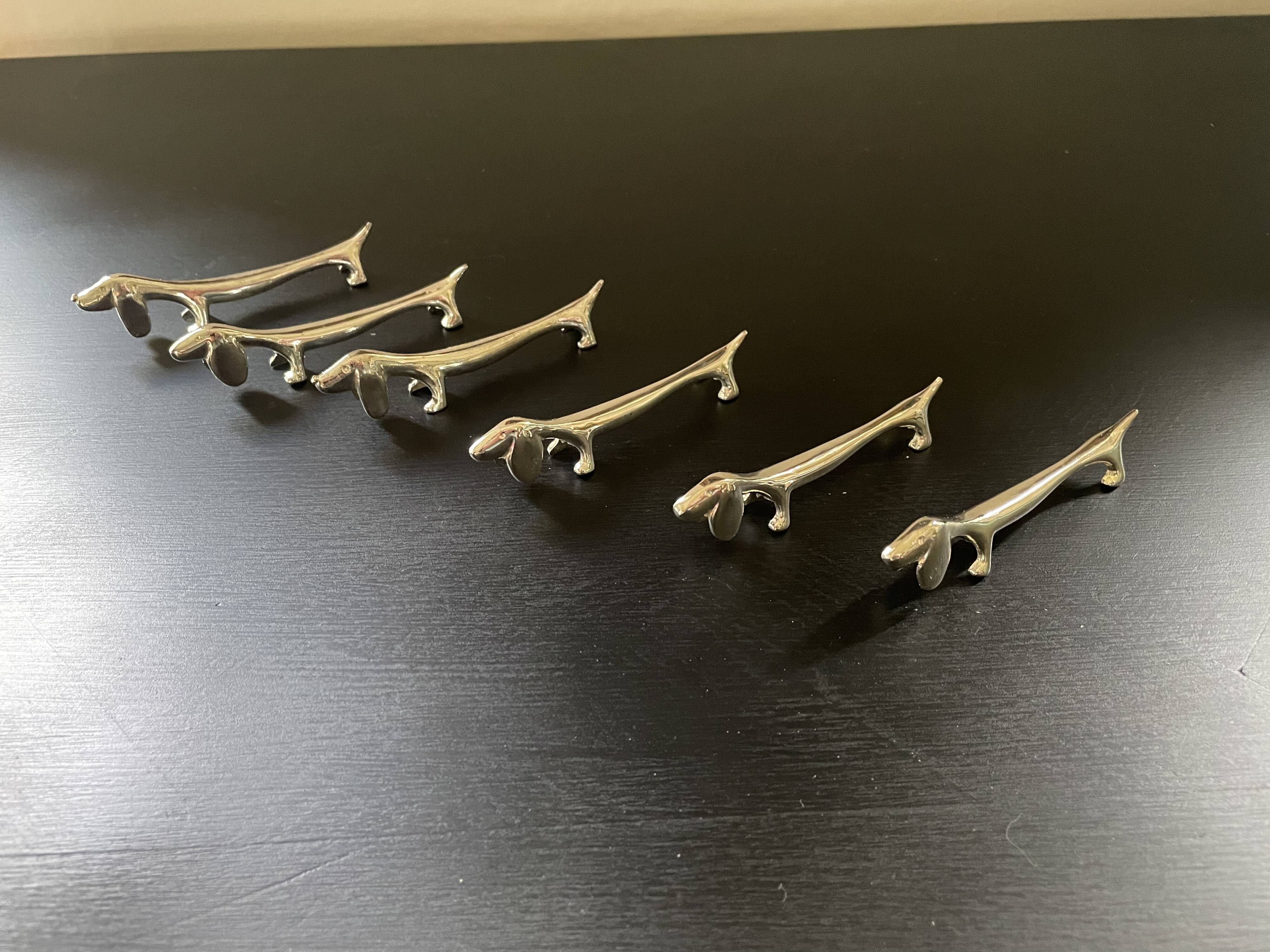 Dachshund knife holder