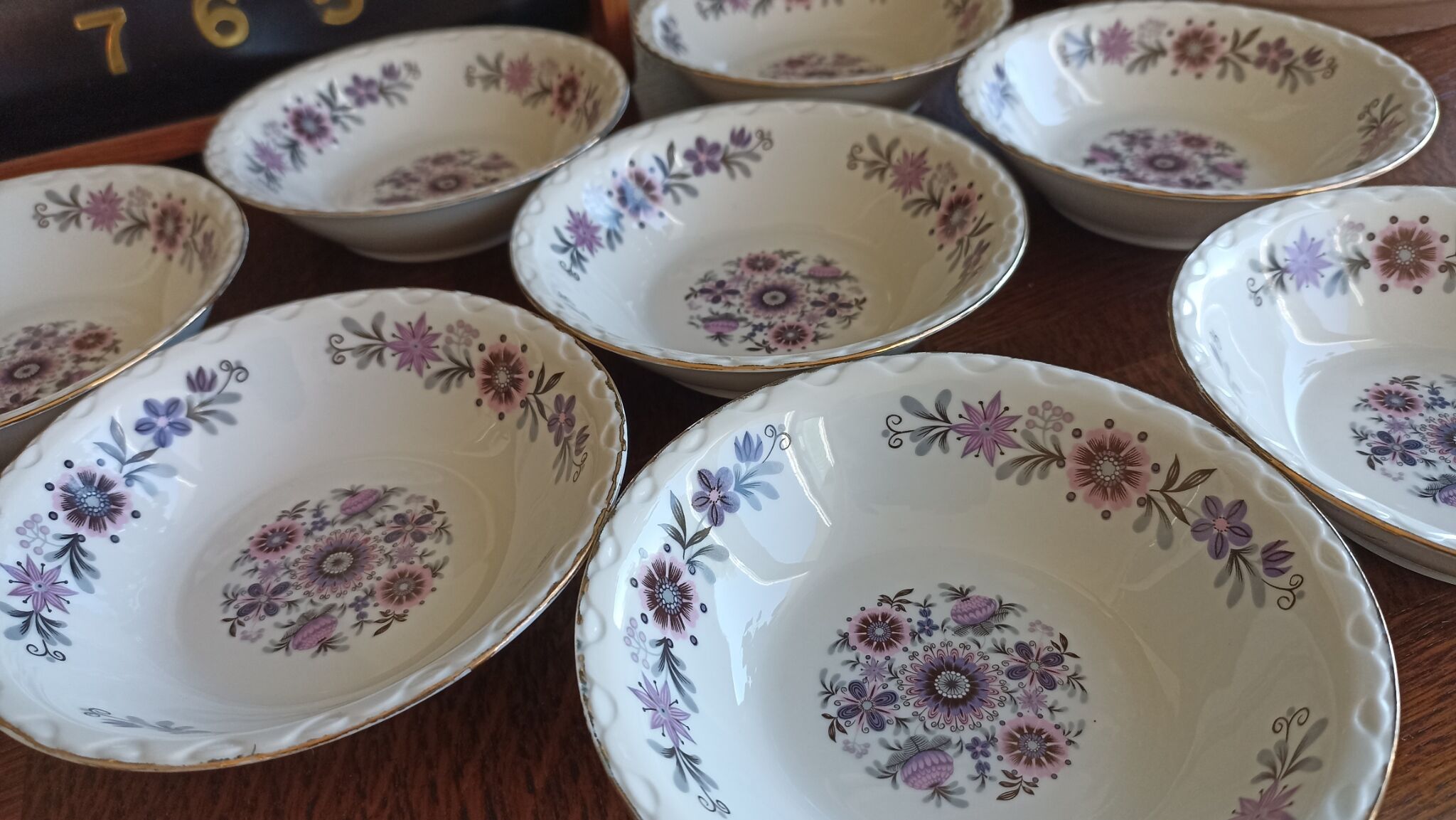 Paris porcelain dessert service