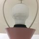 Lamp Aluminor pink vintage 1970
