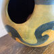 Large round terracotta vase