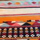 Vintage Berber rug, ancient Hanbel kilim.