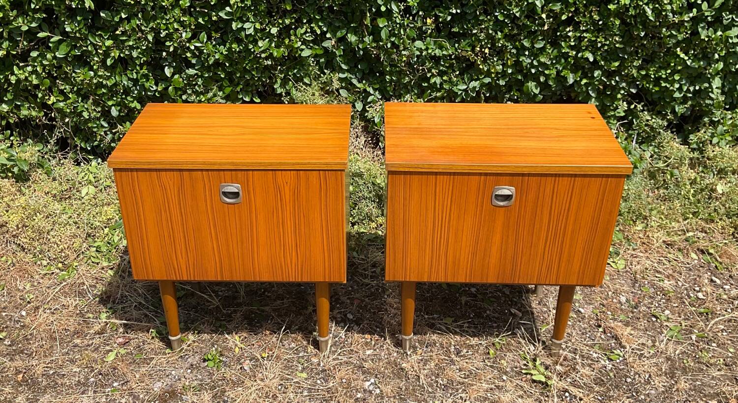 Paire de chevets des années 60-70