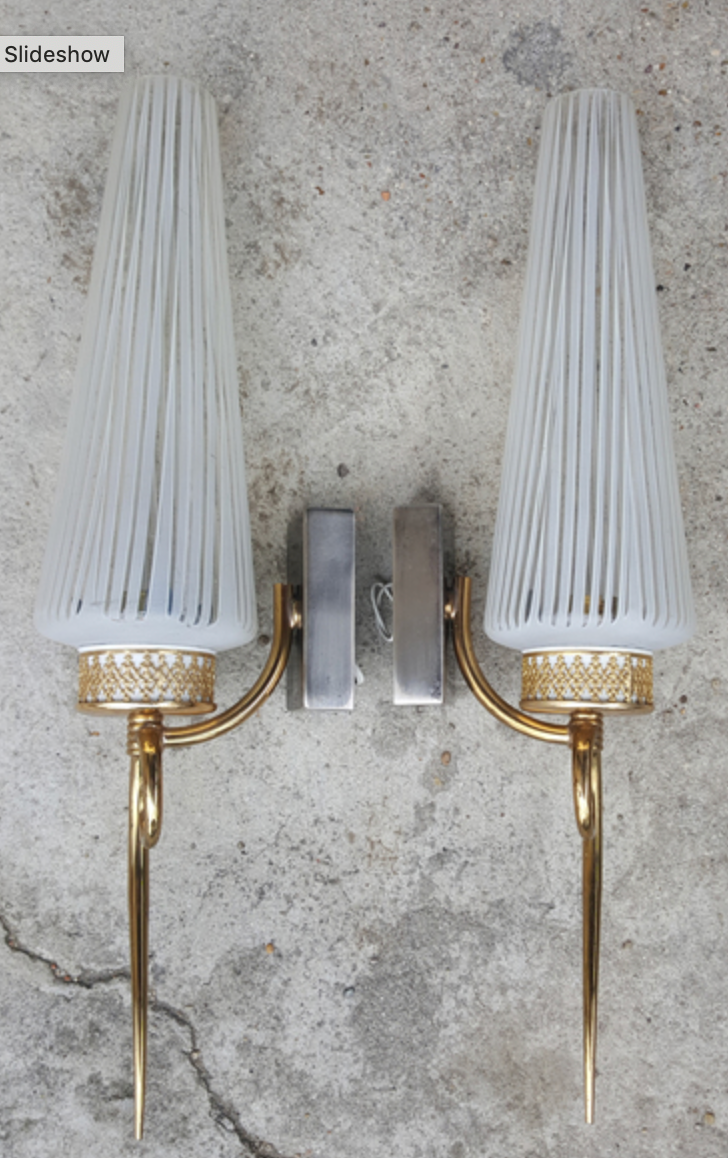 Pair of wall light vintage, Paris, 50-60 years
