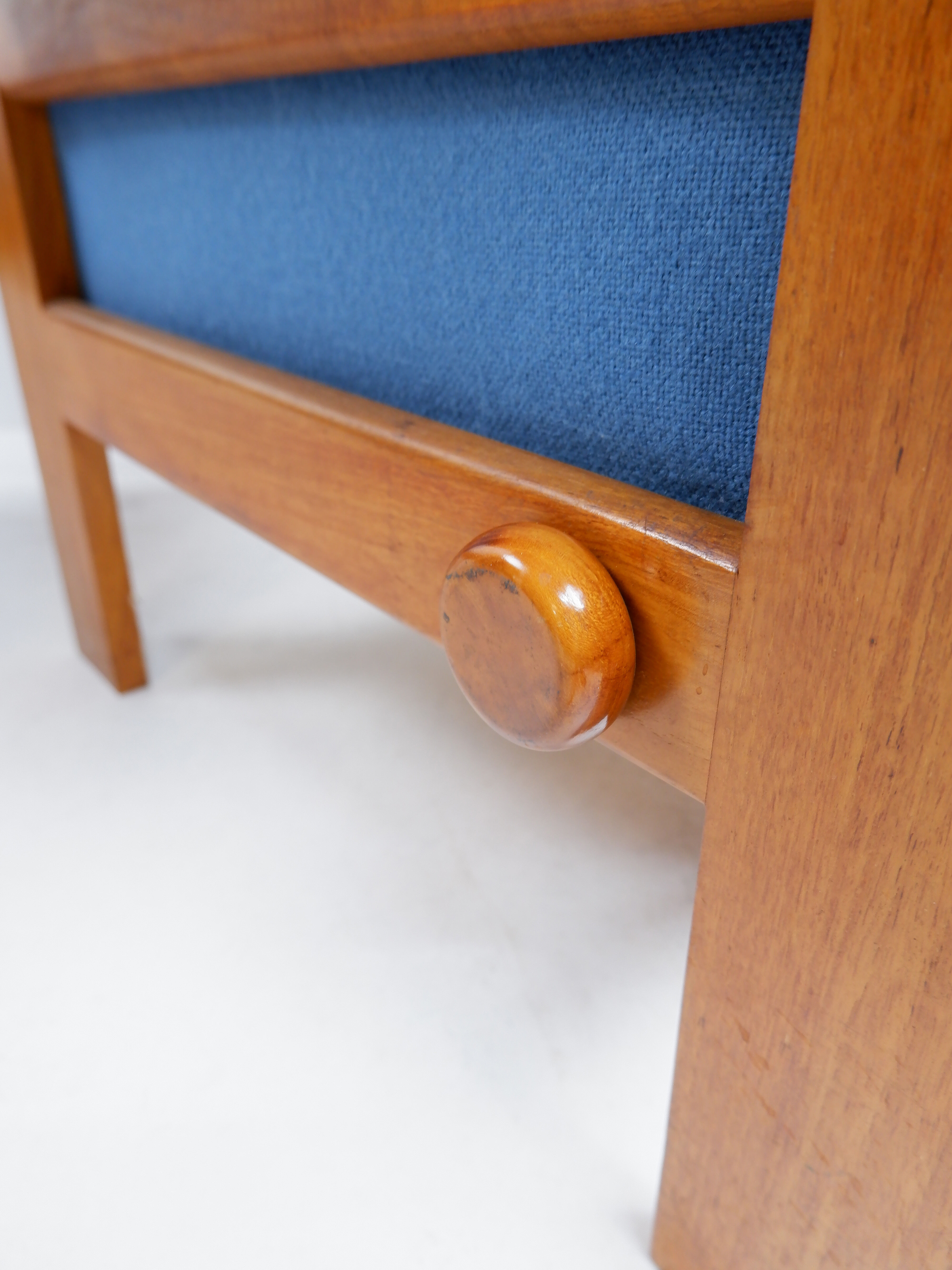 Skippers Mobler lounge chair with ottoman, Denmark 1970s