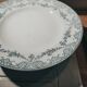 6 old plates in earthenware model Versailles