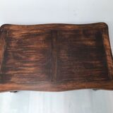 Table basse en bois pieds tourné vintage
