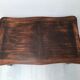 Wooden coffee table legs turned vintage