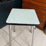 Green formica stool