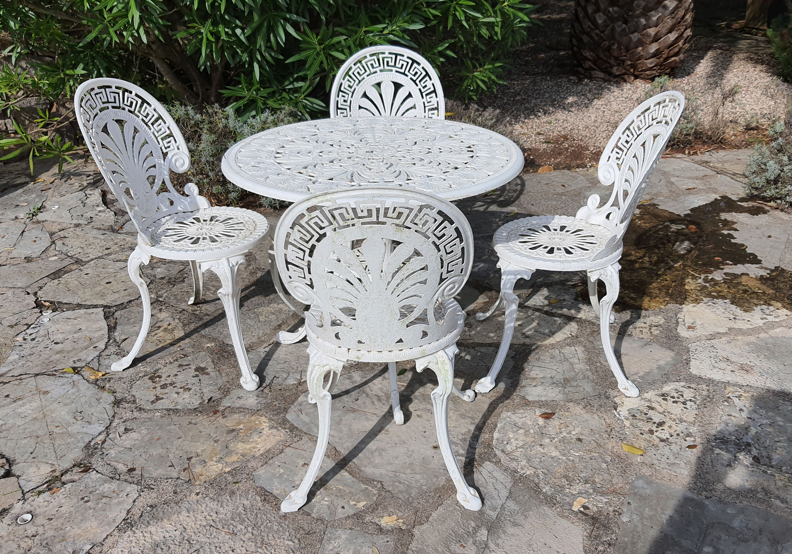 Cast iron garden furniture