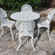 Cast iron garden furniture