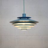 Unique blue colored Nordic Pendant Lamp by Form Light model 52610, Denmark