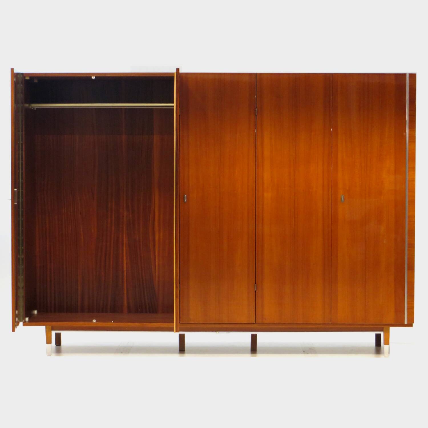 Grande armoire vintage à 5 portes en teck, style moderne du milieu du siècle, années 1960