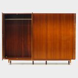 Grande armoire vintage à 5 portes en teck, style moderne du milieu du siècle, années 1960