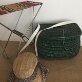 Ancien panier de pêche en osier