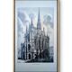 The Sainte-Chapelle, Paris, vintage engraving 1906. Authentic.