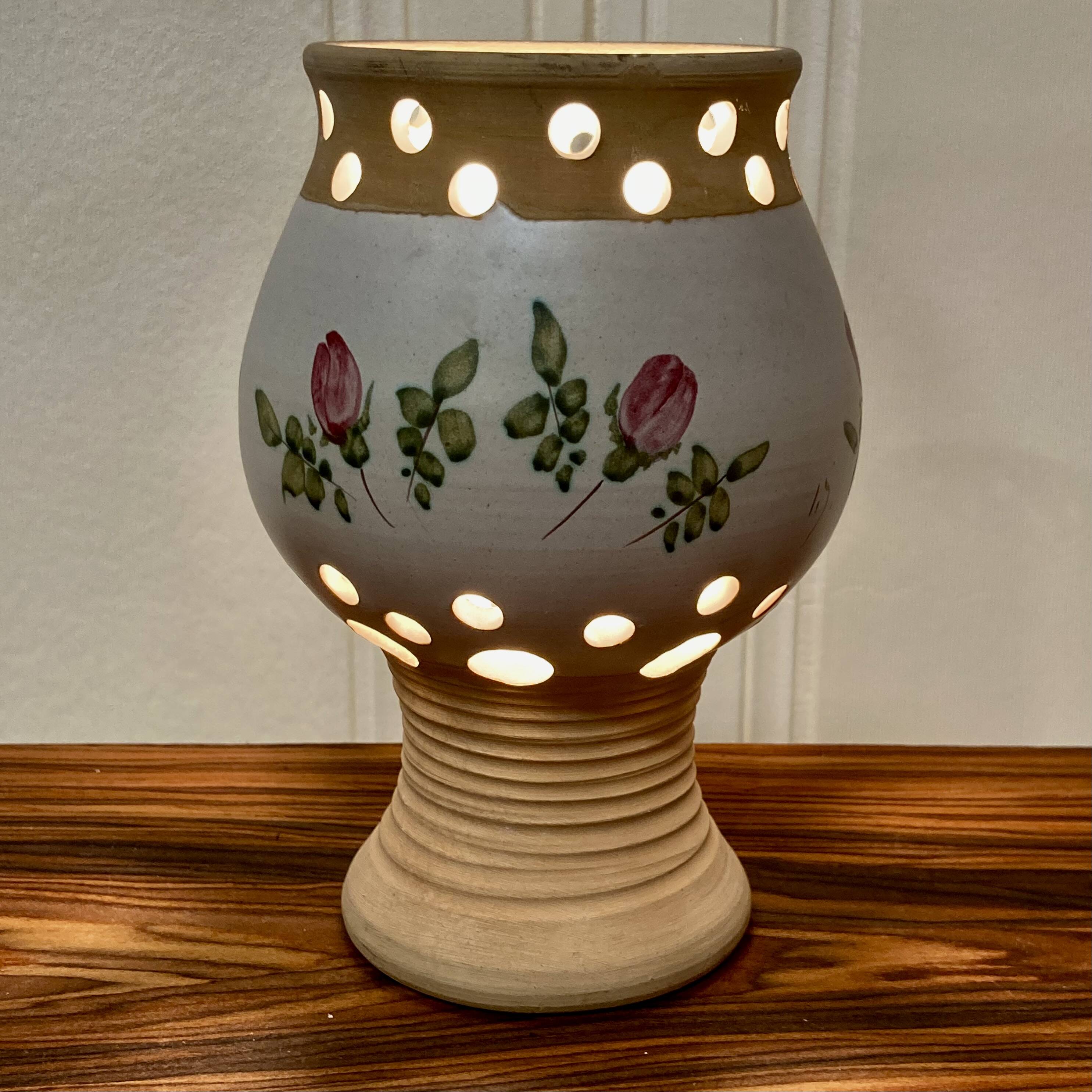 Terracotta lamp "scandinavian design 1960".