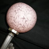 Pair of art deco wall light clichy glass