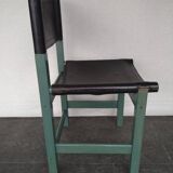 6X Vintage Dining Table Chairs