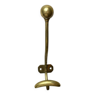 Patère, porte-manteaux boule en laiton