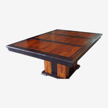 Exotic wood table