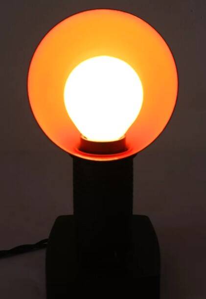 Nuova Veneta Lumi red table/wall lamp vintage