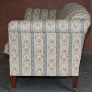 Large canapé Antique Howard & Sons Portarlington original tapestry ticking