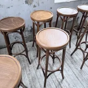 Set of 8 bistro-style bar stools Baumann.