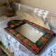 Miroir florale vintage