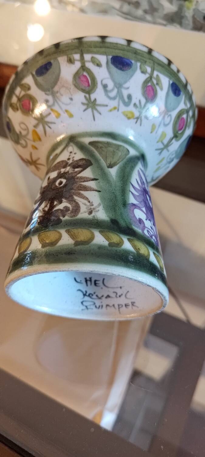 Quimper André l'helguen candle holder