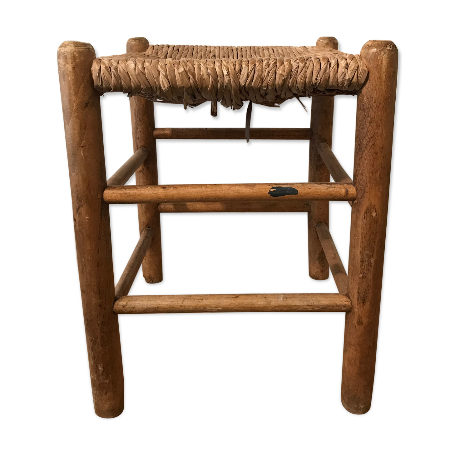 Light wooden stool