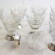 Art Deco liqueur set, glass & silver-plated metal ARGIT