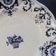 Antique ironstone plate Longchamp – Rouen model