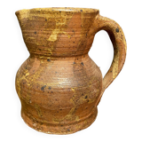 Pitcher in stoneware of the Borne signed B. Fabre