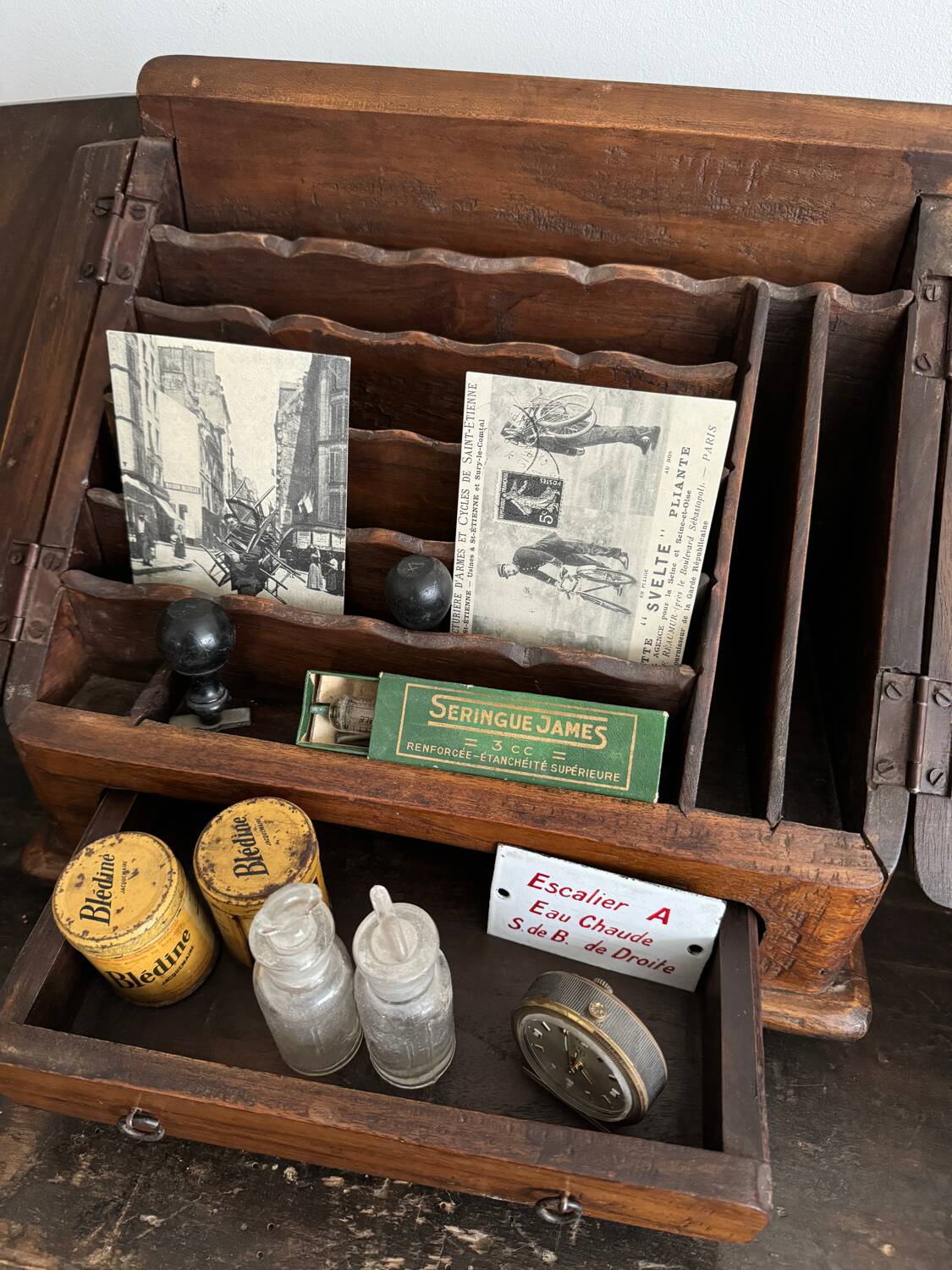 Small wooden storage unit