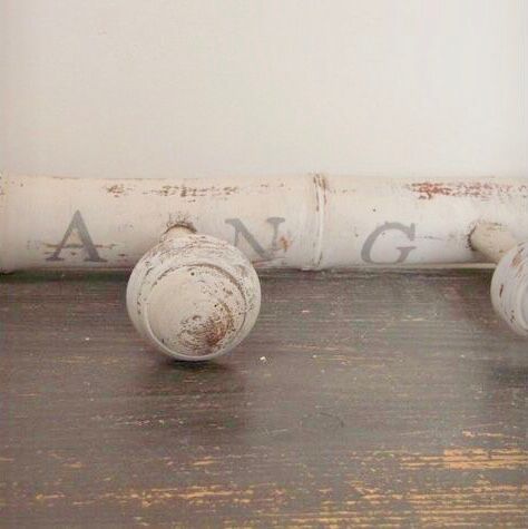 Old wall coat rack