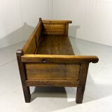 Rustic Spanish sofa bed from the 1880s.